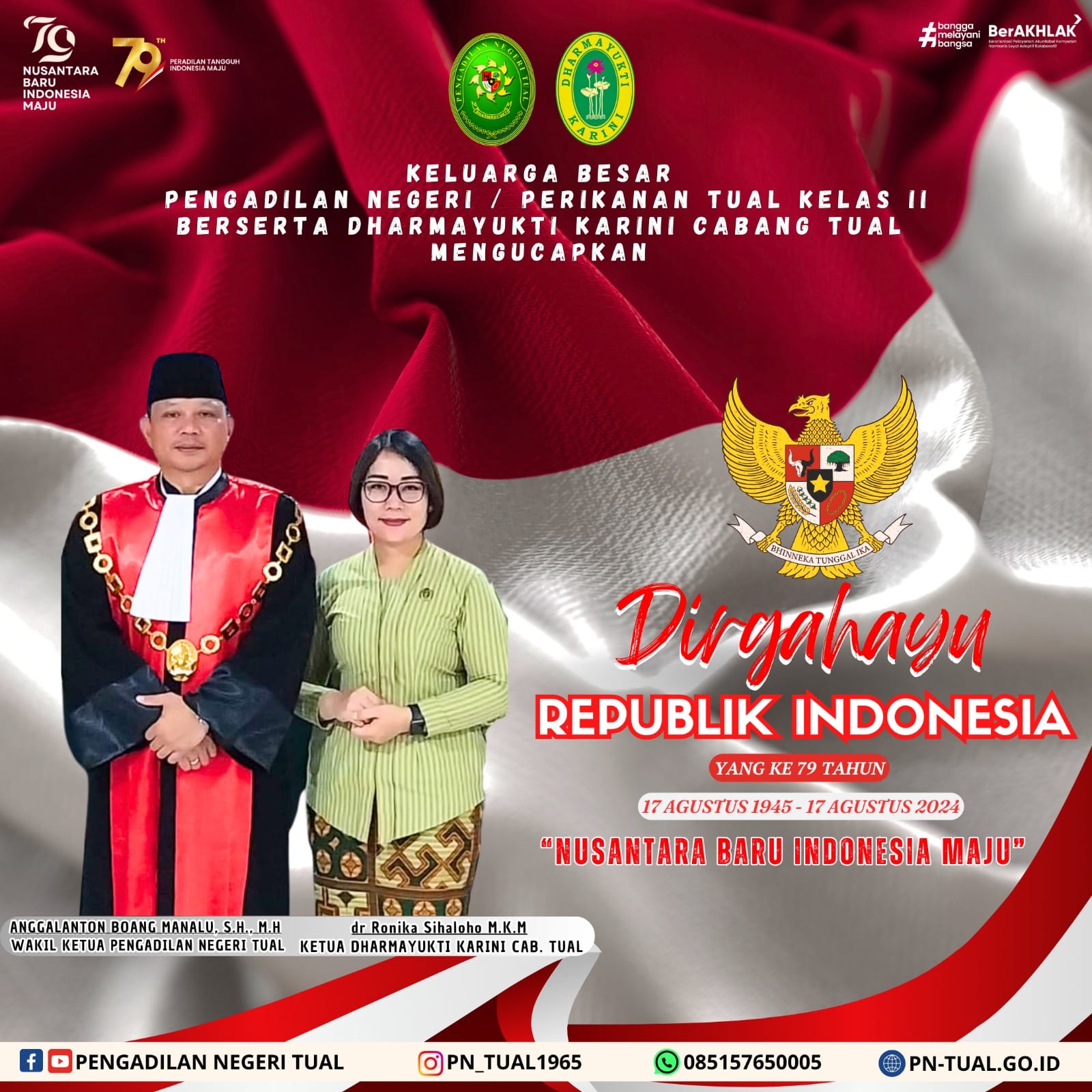 Dirgahayu Republik Indonesia Tahun 2024 ke 79