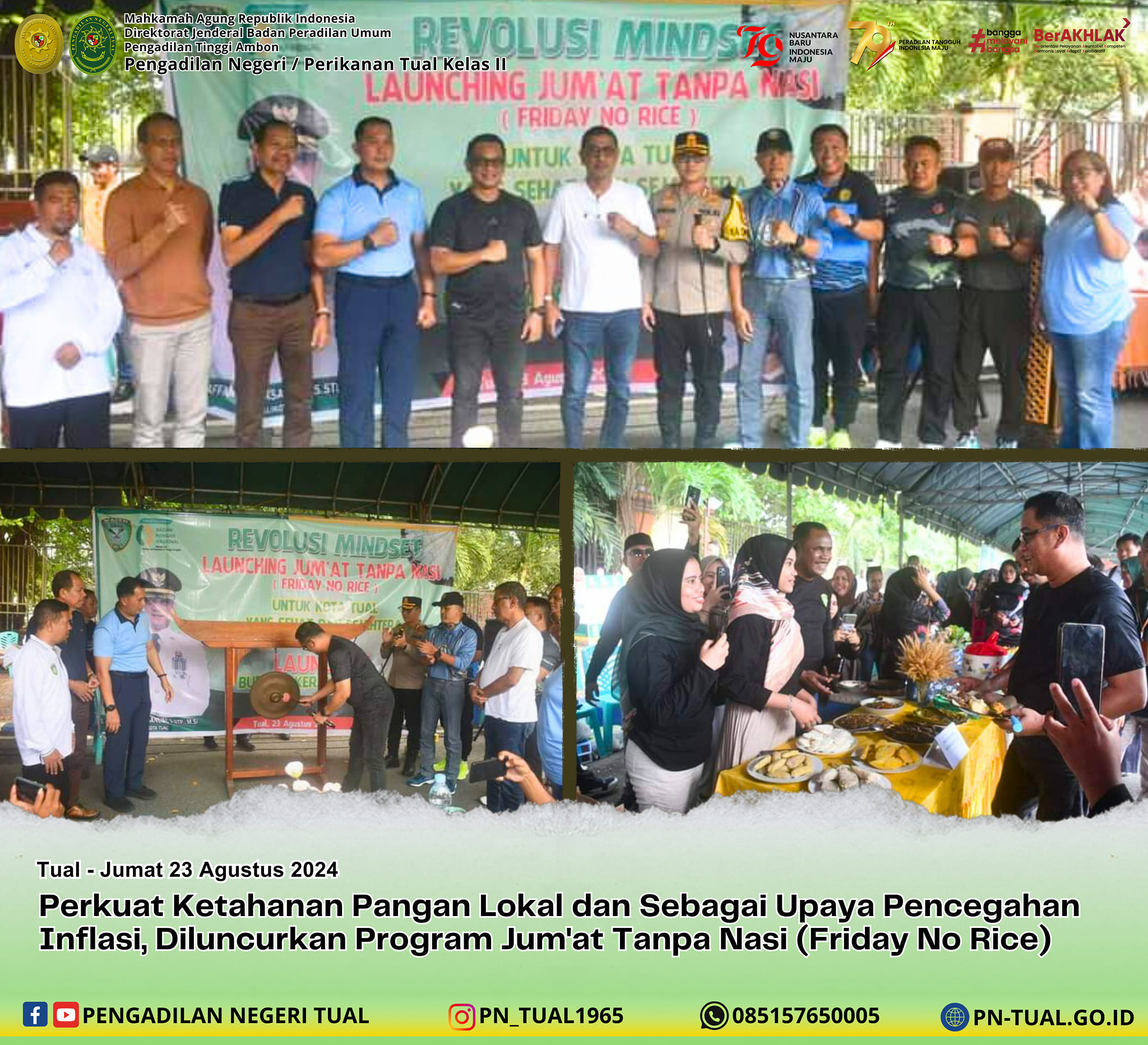 Kegiatan Peluncuran Program Jumat Tanpa Nasi 1