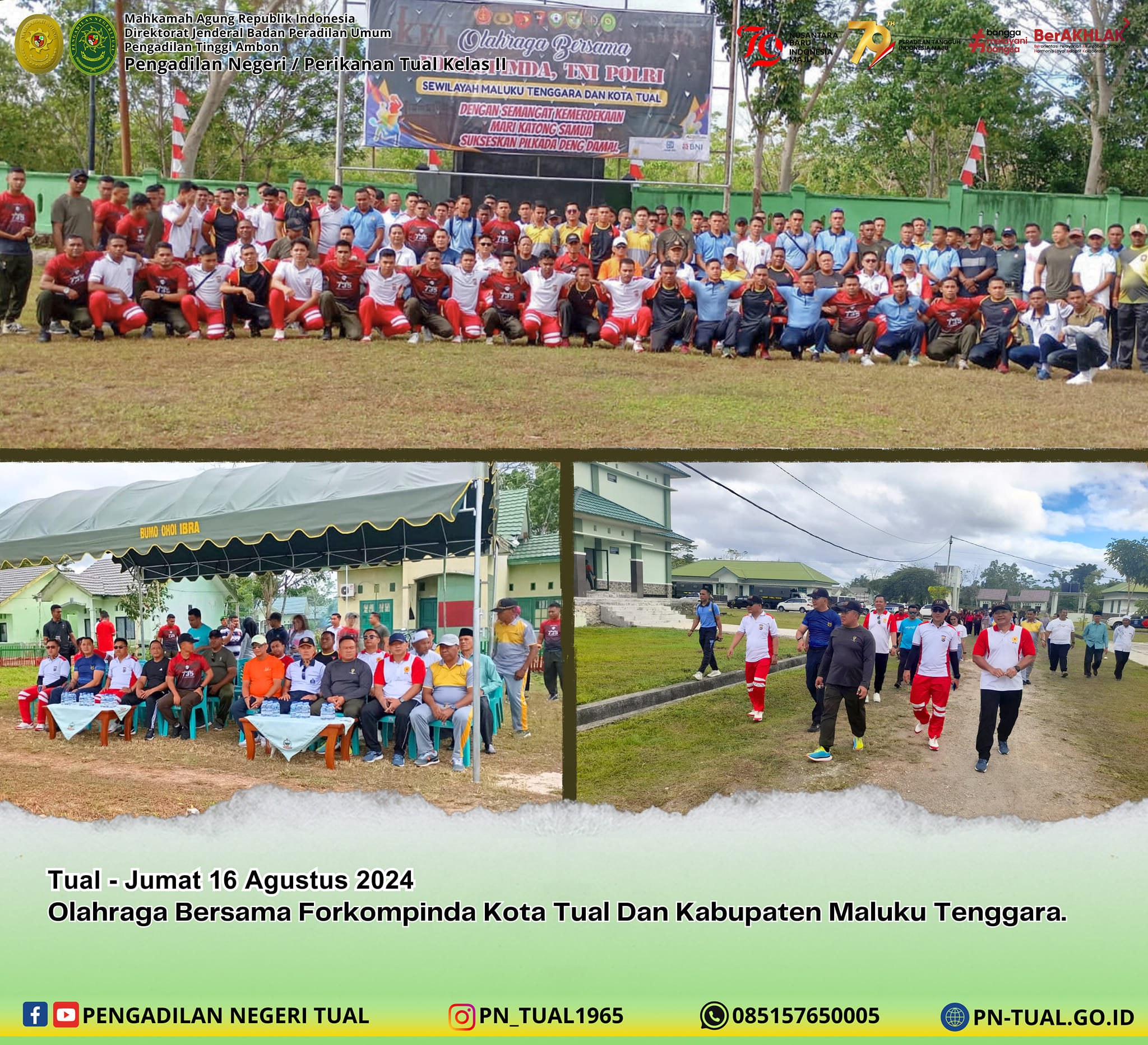 OLAHRAGA BERSAMA FORKOPIMDA