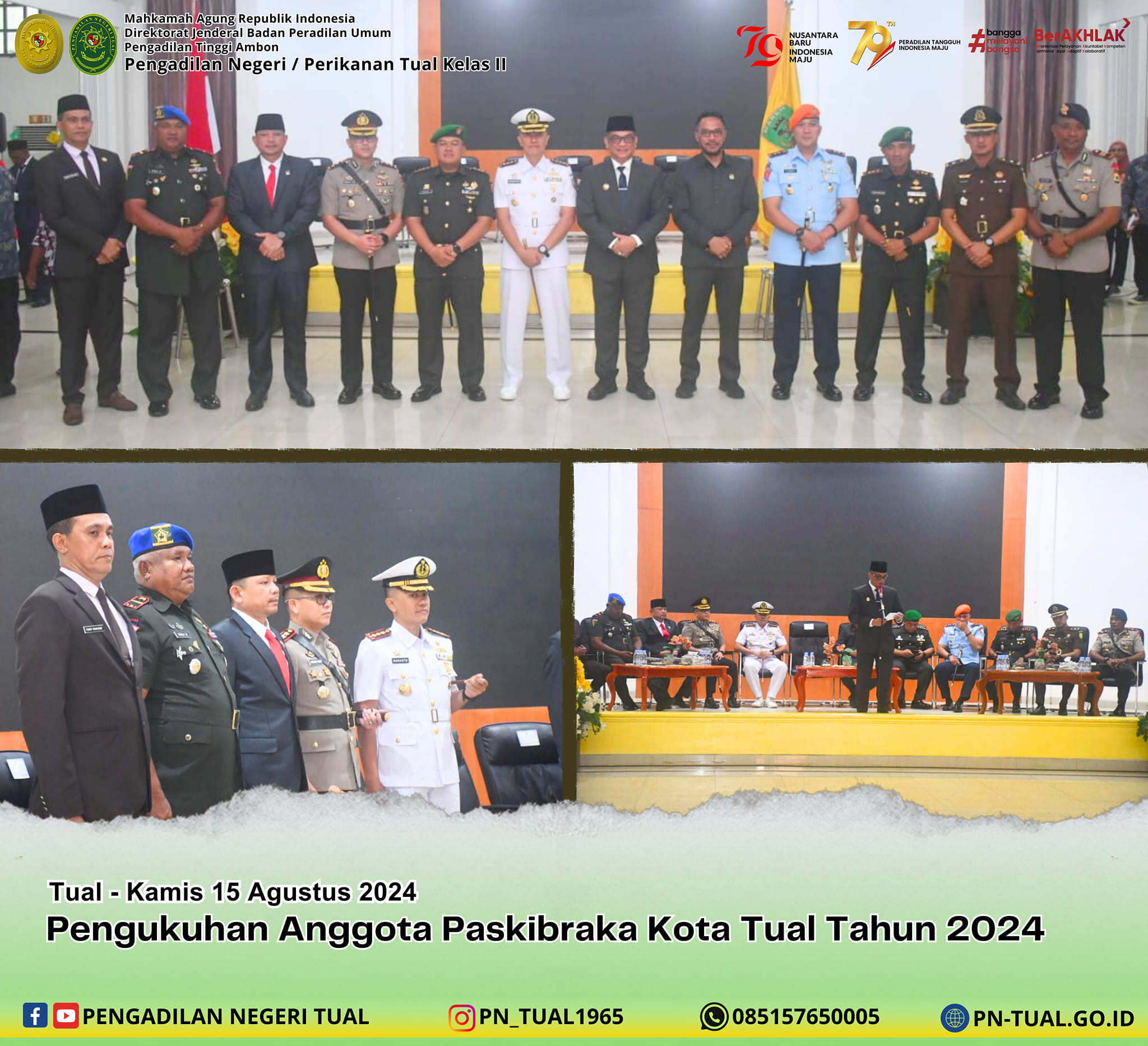 PENGUKUHAN PASKIBRAKA 1