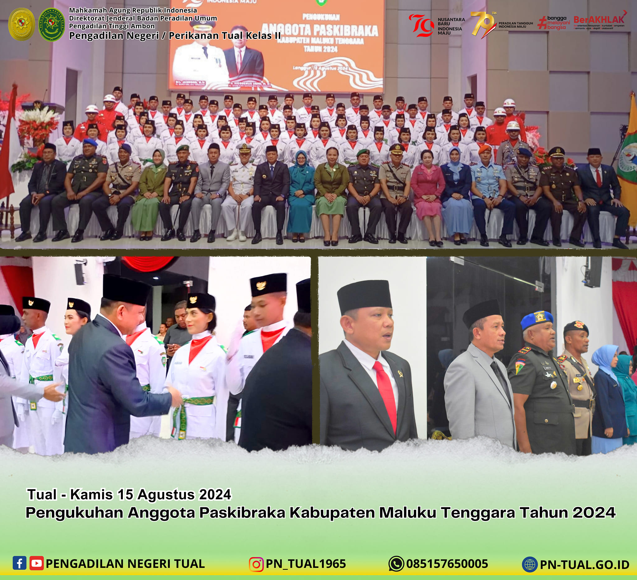 PENGUKUHAN PASKIBRAKA MALRA1