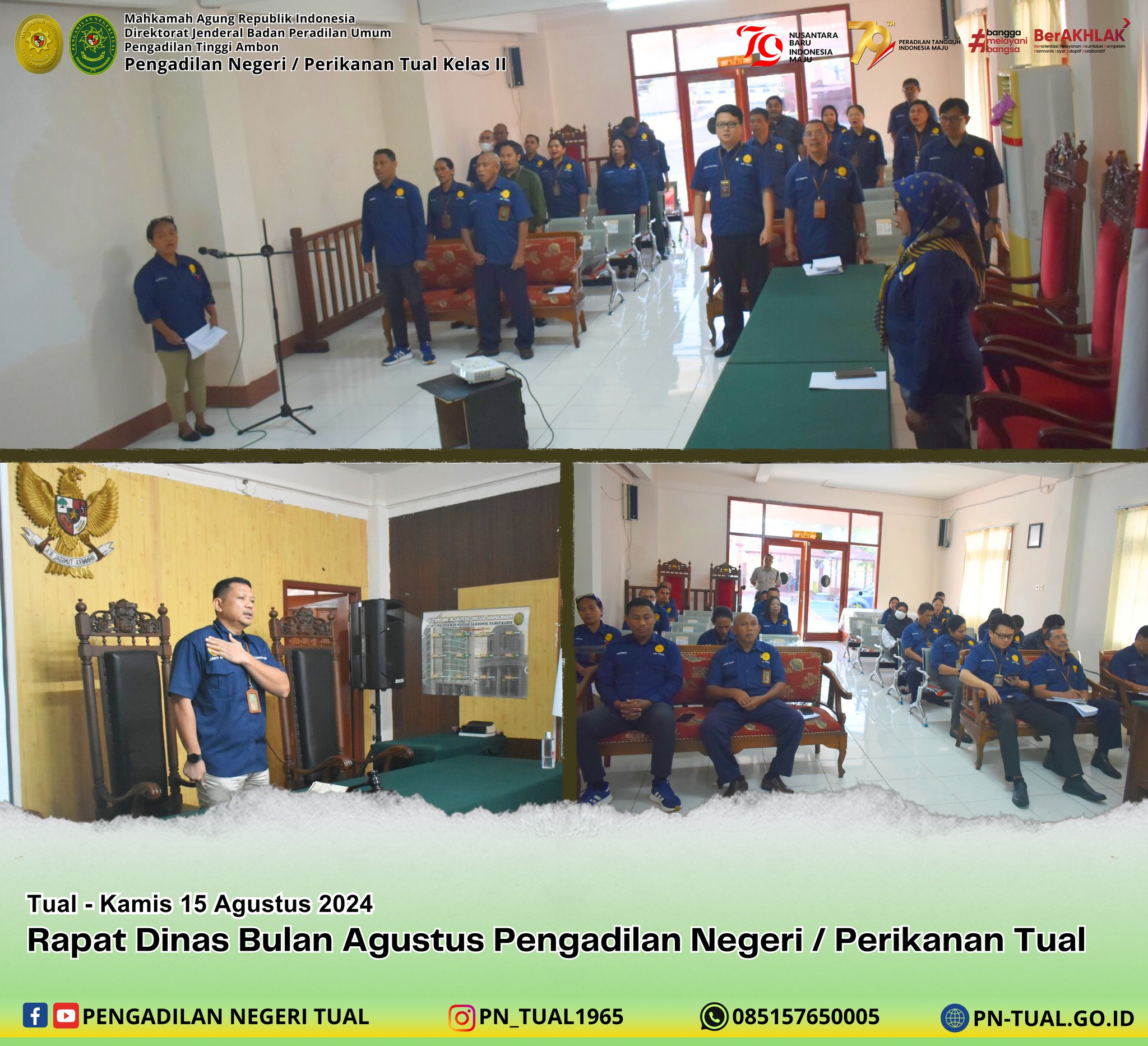 RAPAT DINAS BULAN AGUSTUS 2024