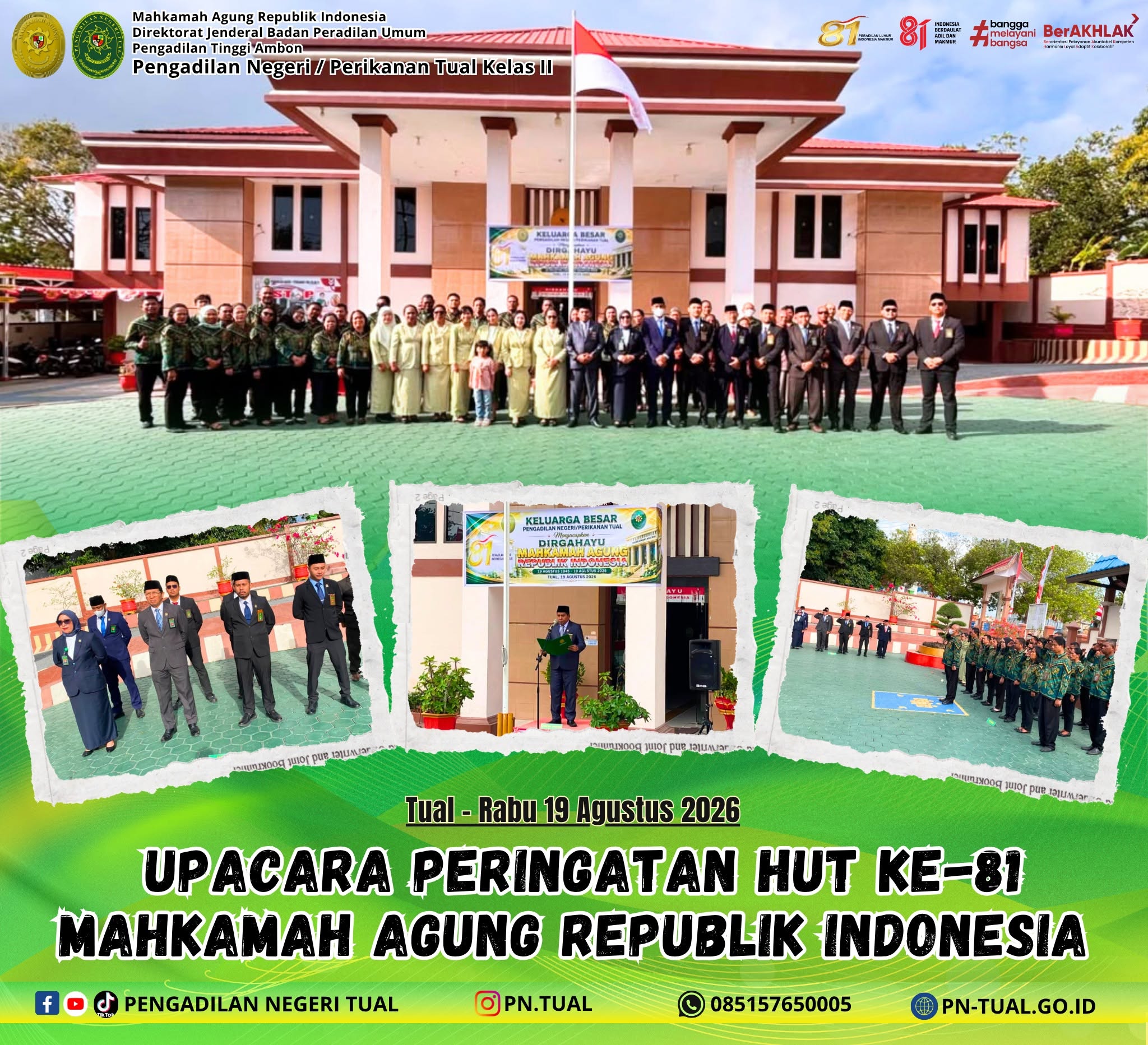 Upacara Peringatan HUT MA