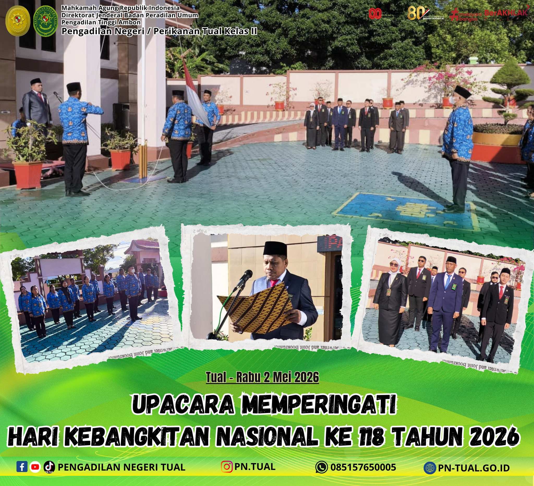 melaksanakan Upacara Peringatan Hari Kebangkitan Nasional Ke 118 Tahun 2026 11zon
