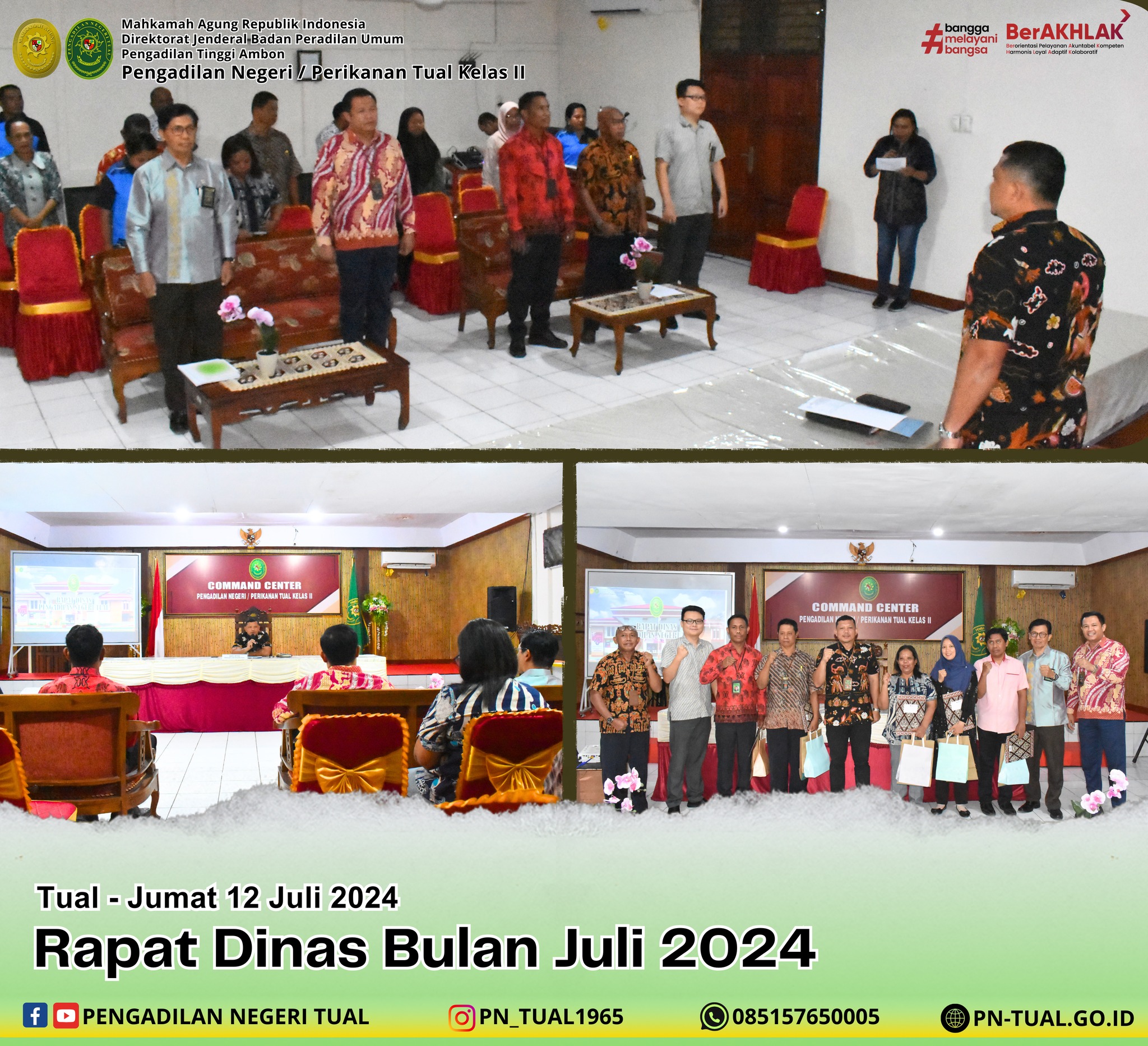 rapat dinas 1