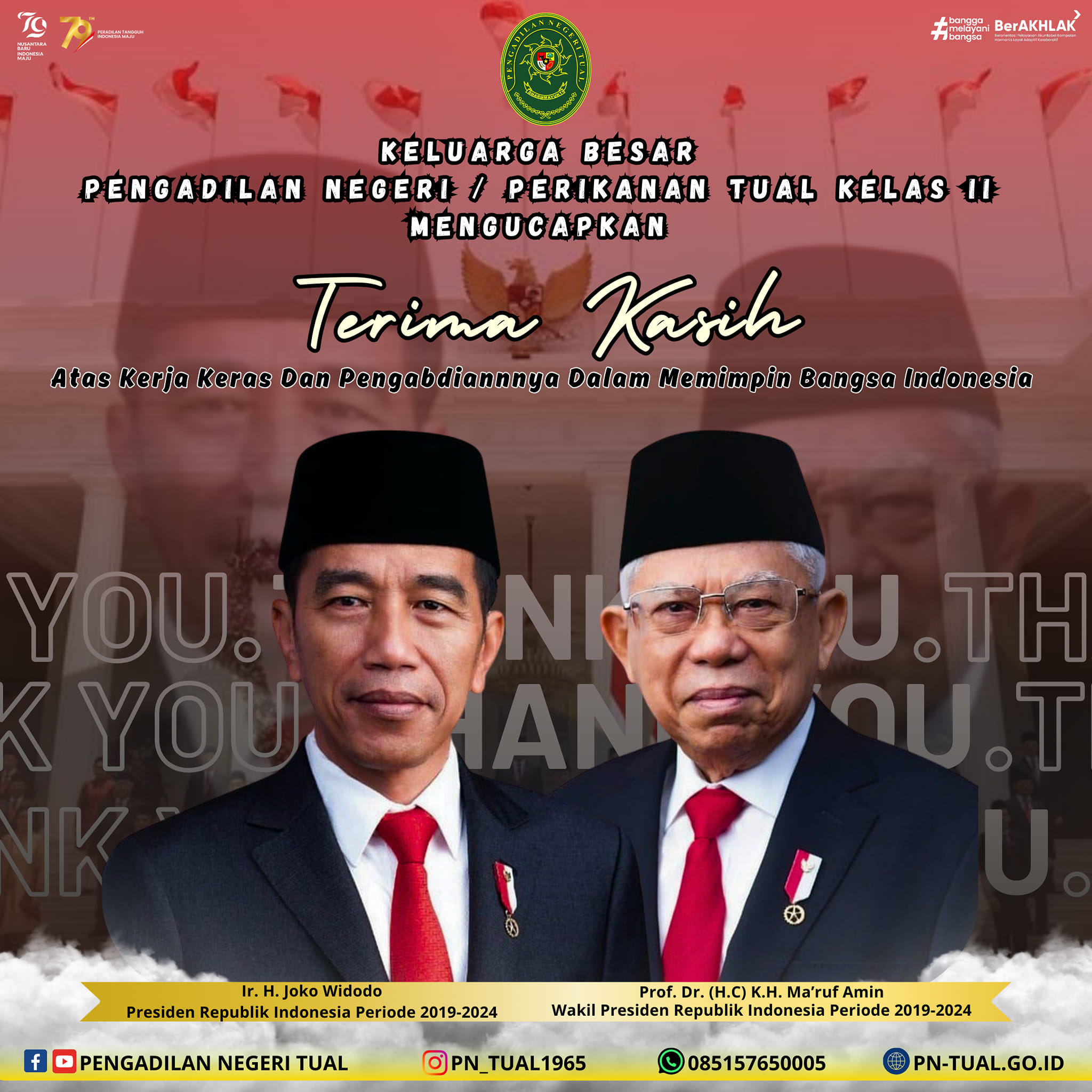 trimakasih mantan presiden
