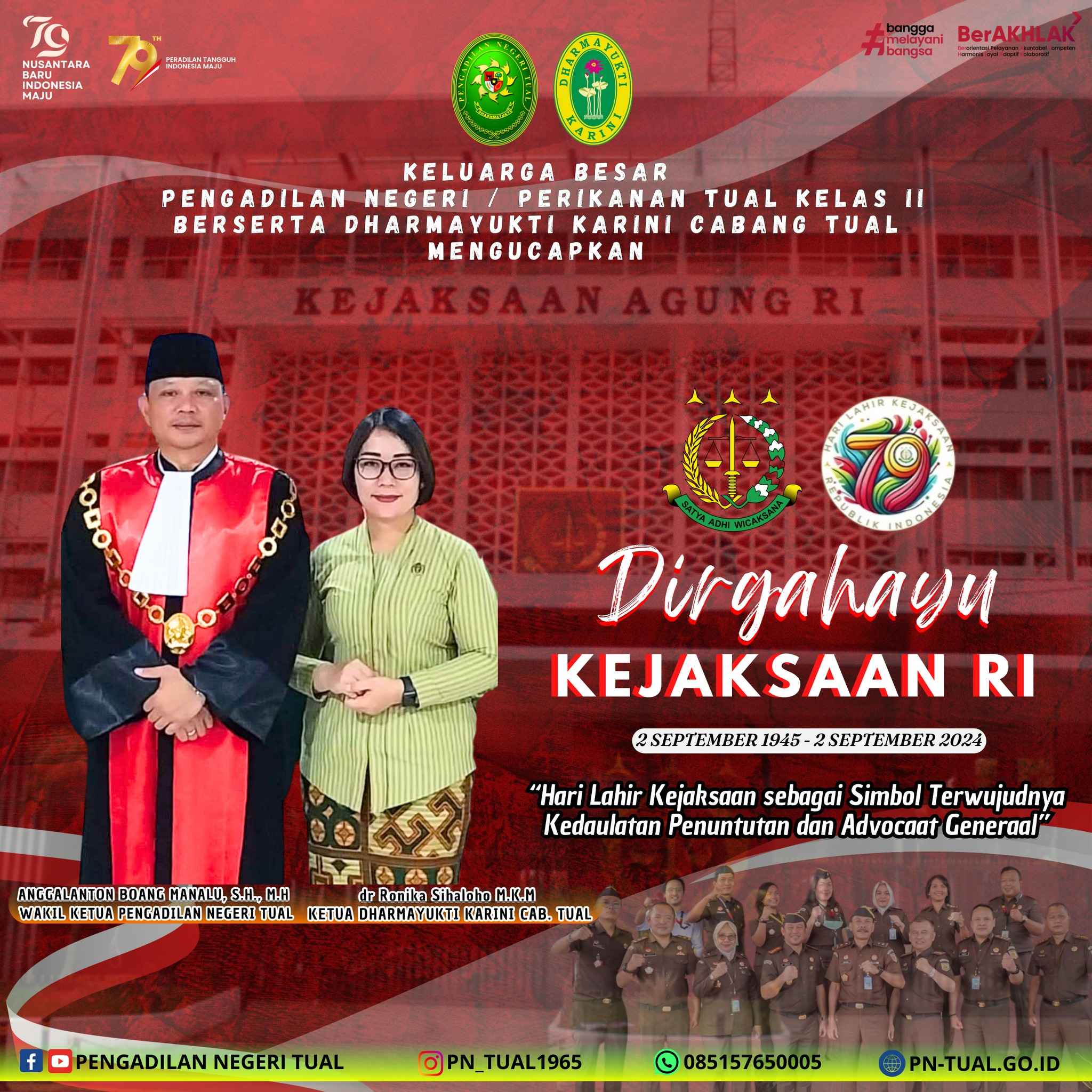 DIRGAHAYU KEJAKSAAN RI Ke 79 11zon
