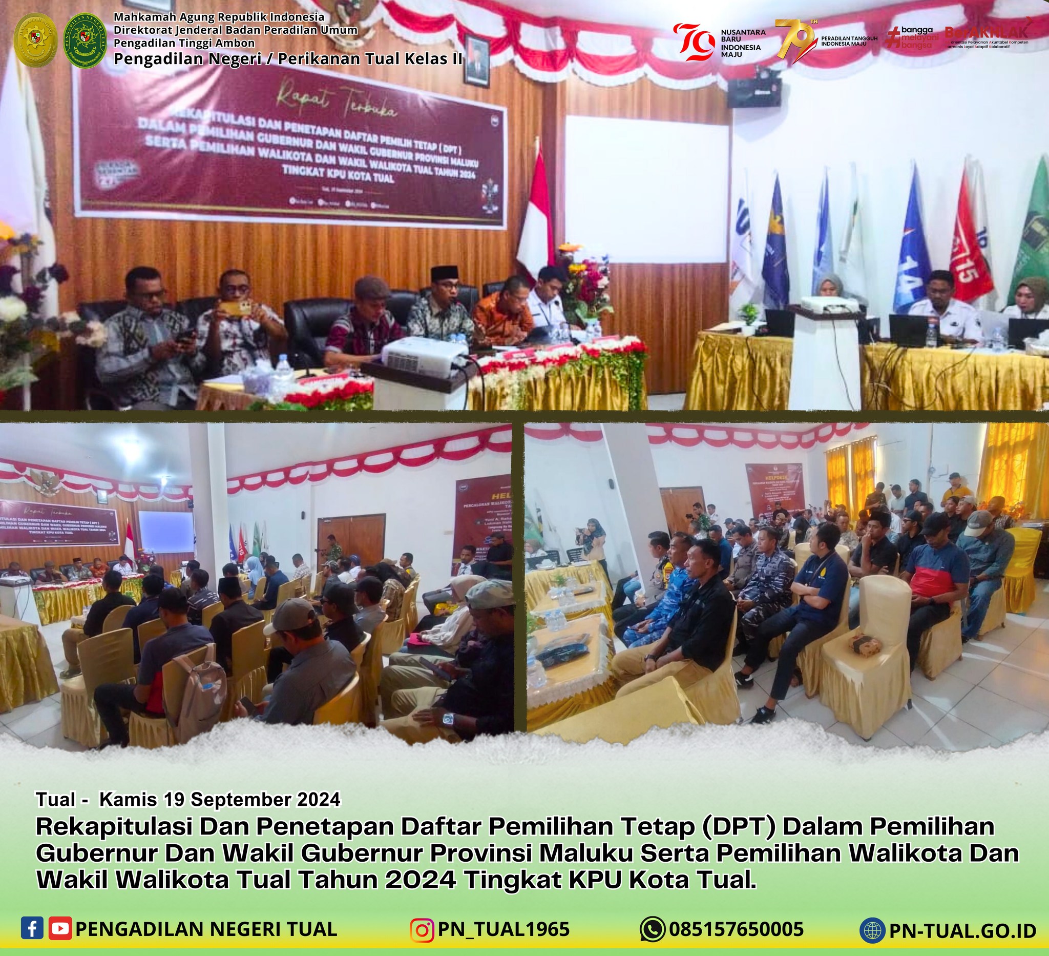 Kegiatan Rekapitulasi Dan Penetapan Daftar Pemilihan Tetap
