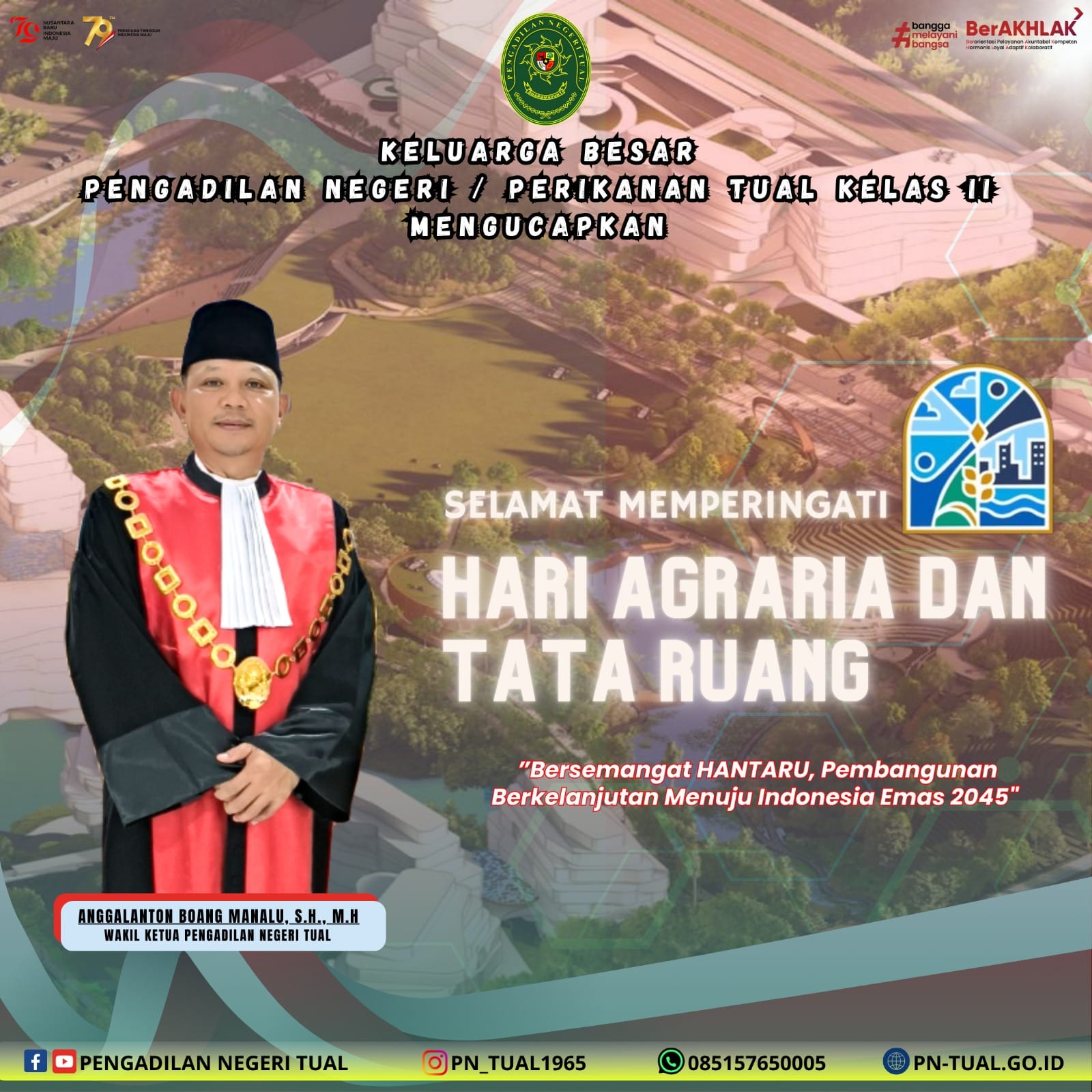 Selamat Memperingati Hari Agraria Dan Tata Ruang Nasional