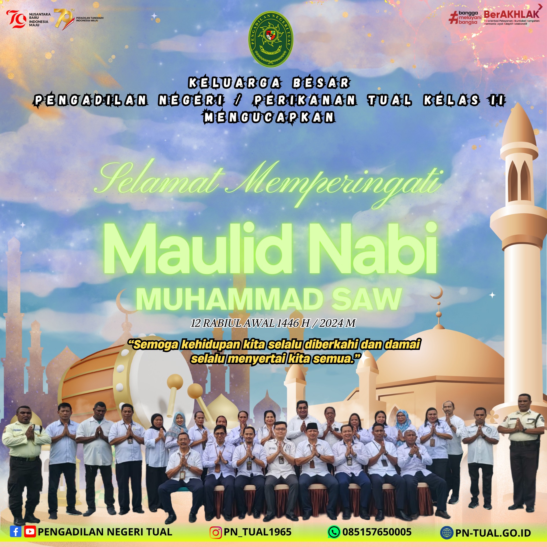 Selamat Memperingati Maulid Nabi Muhammad SAW