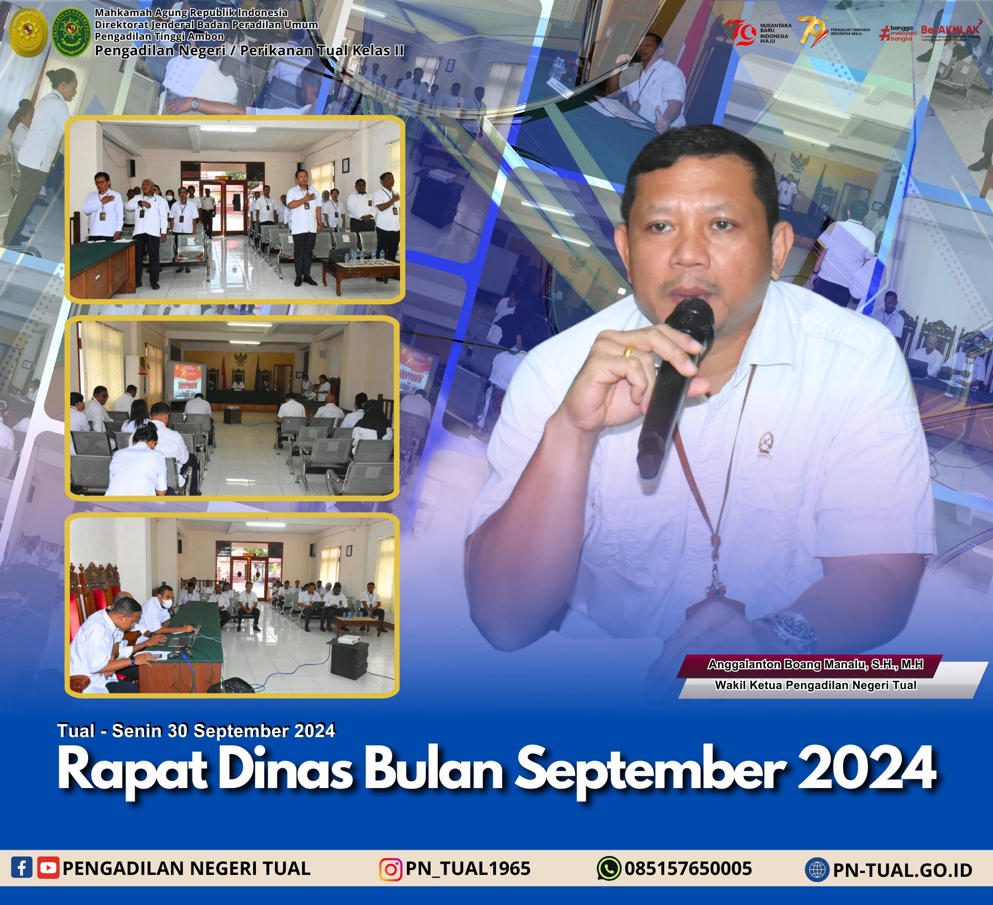 dilaksanakan Rapat Dinas Bulan September 2024