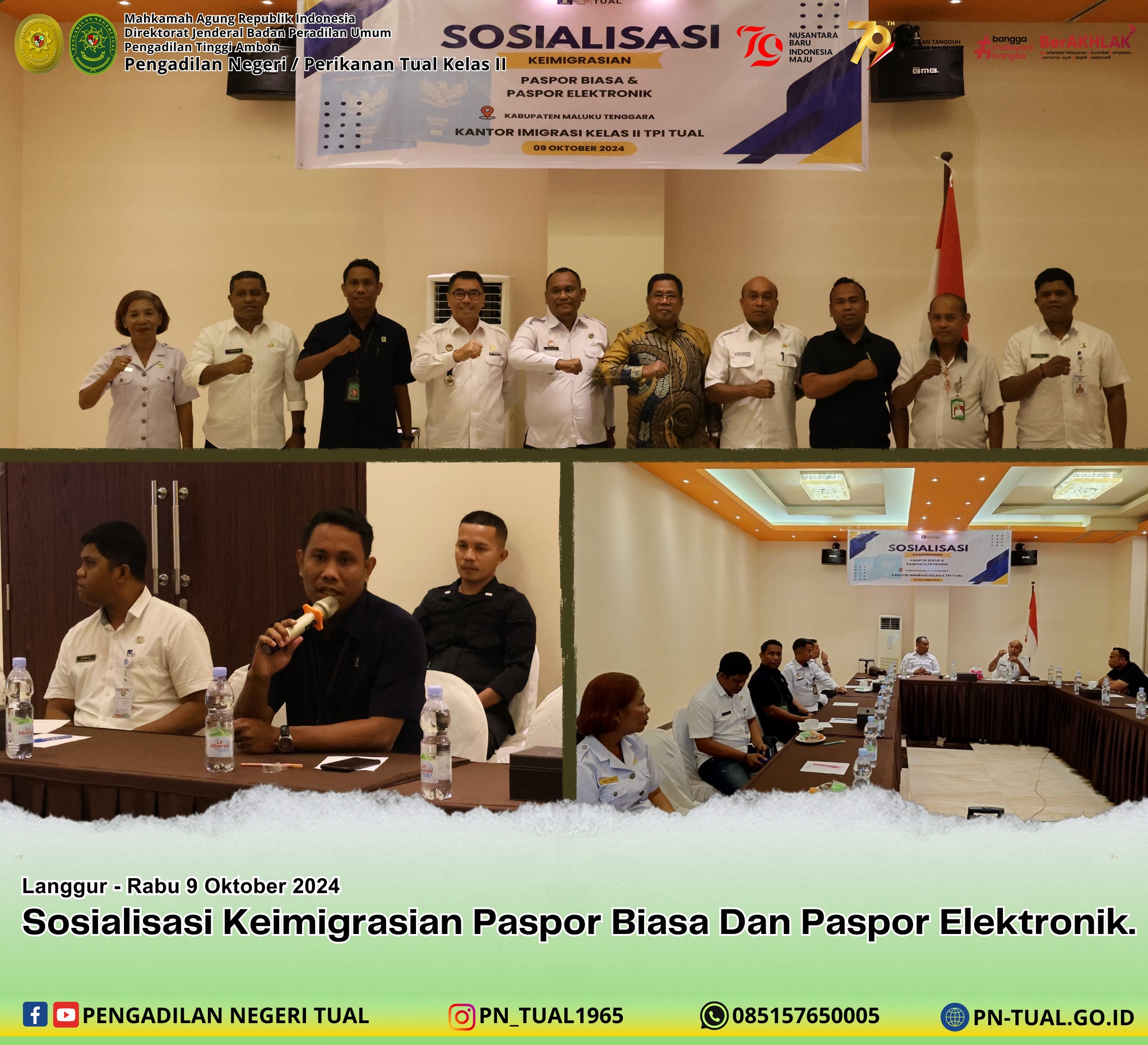 menghadiri Sosialisasi Keimigrasian